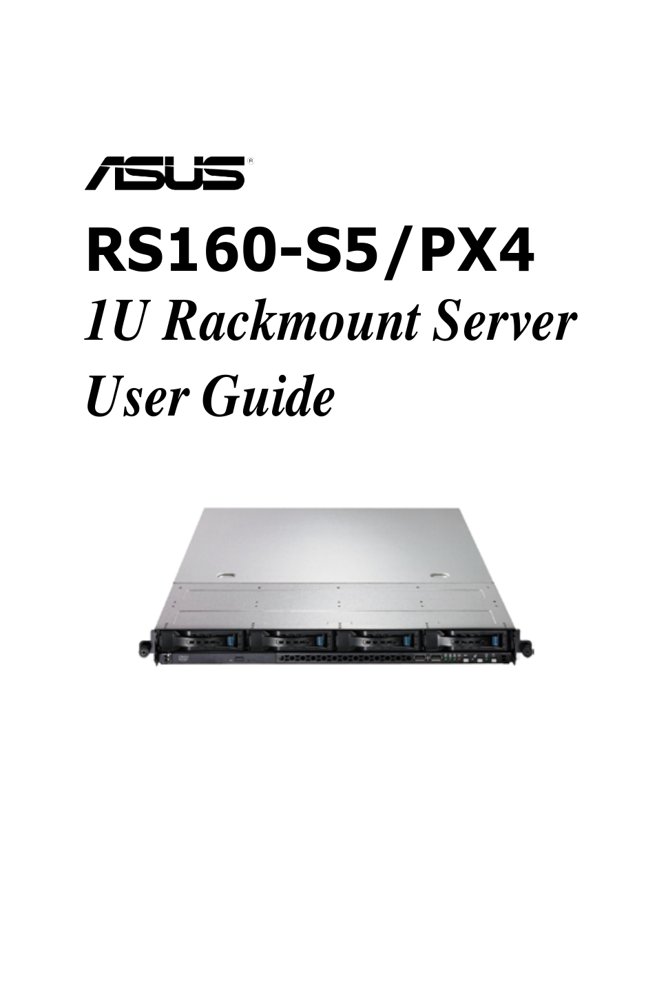 Asus RS160-S5 User Manual | 144 pages