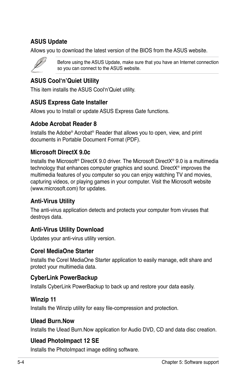 Asus M3N72-D User Manual | Page 116 / 174