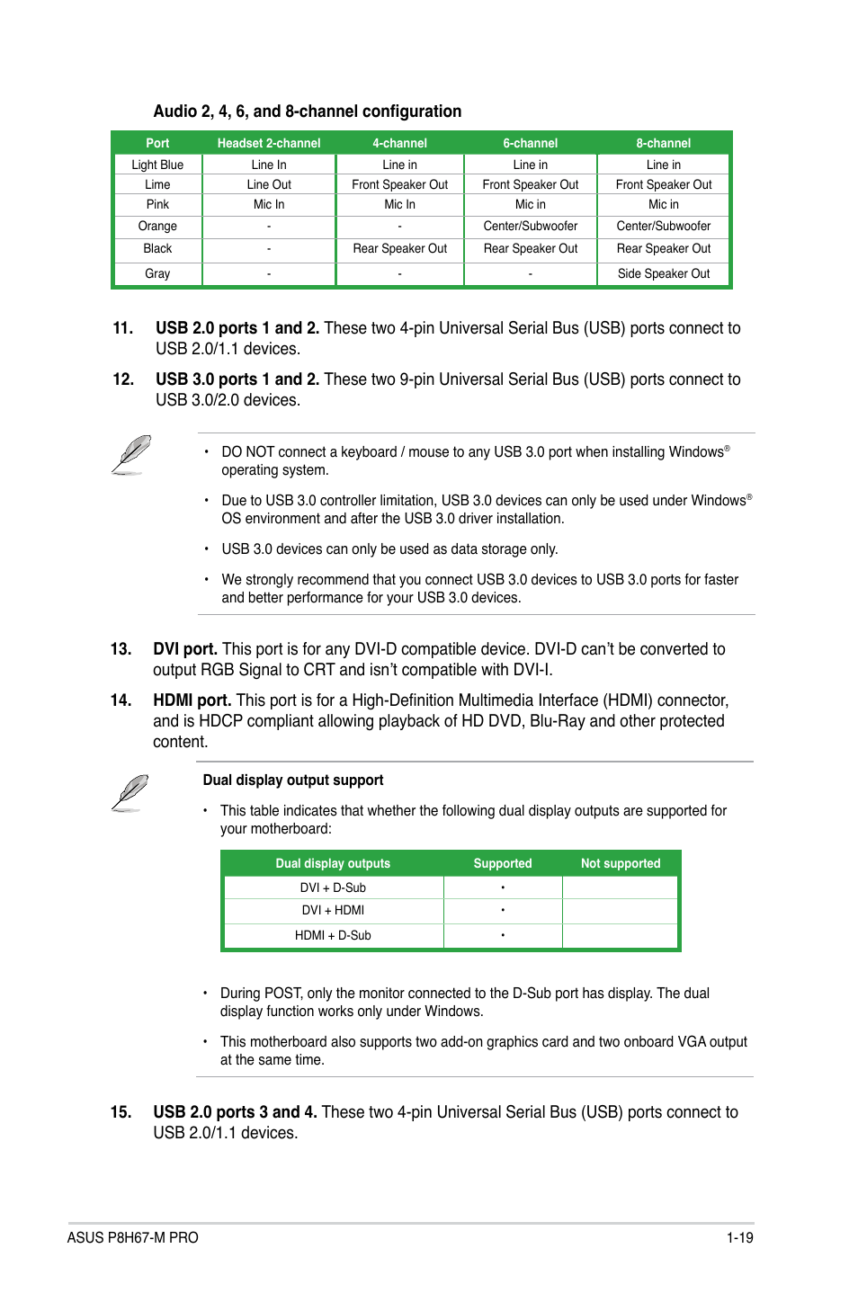 Asus P8H67-M PRO User Manual | Page 31 / 74