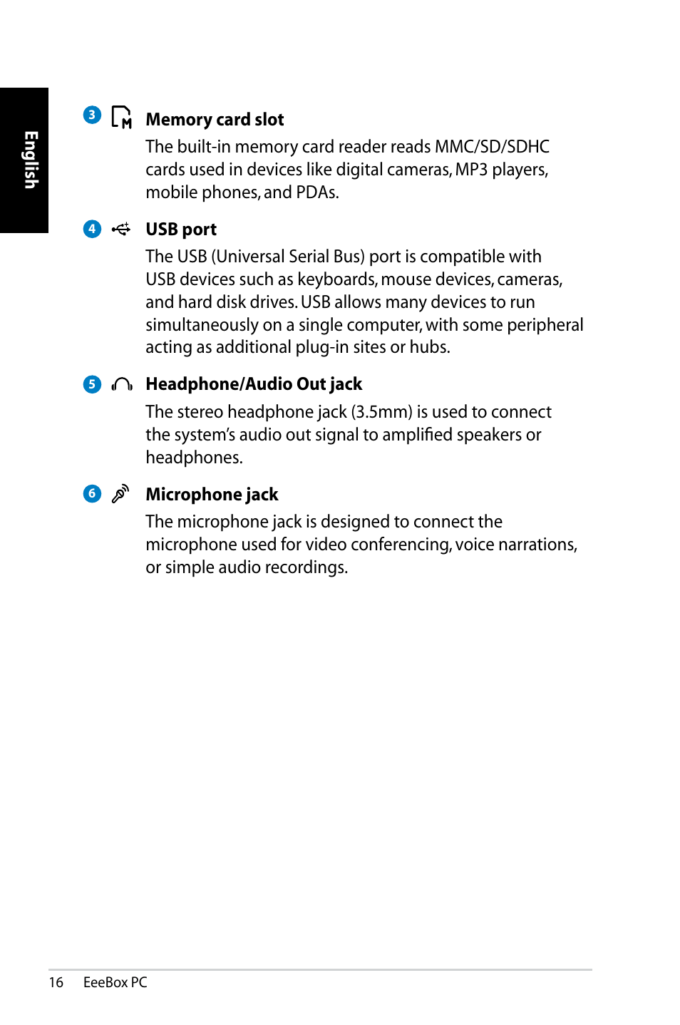 Asus EB1007 User Manual | Page 16 / 145