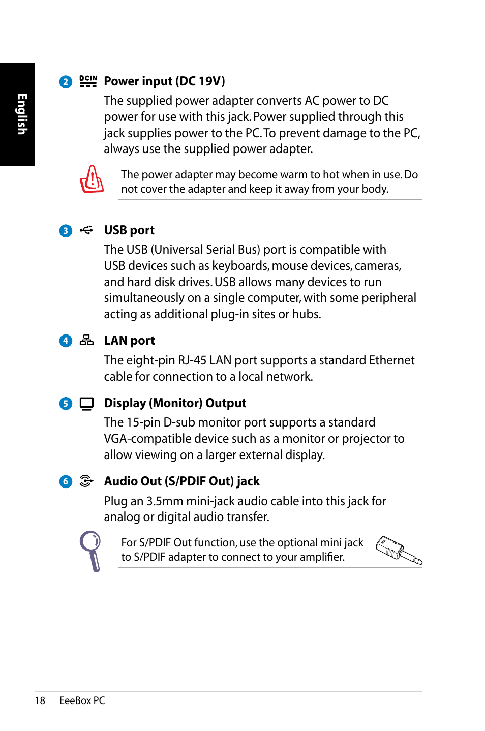 Asus EB1007 User Manual | Page 18 / 145