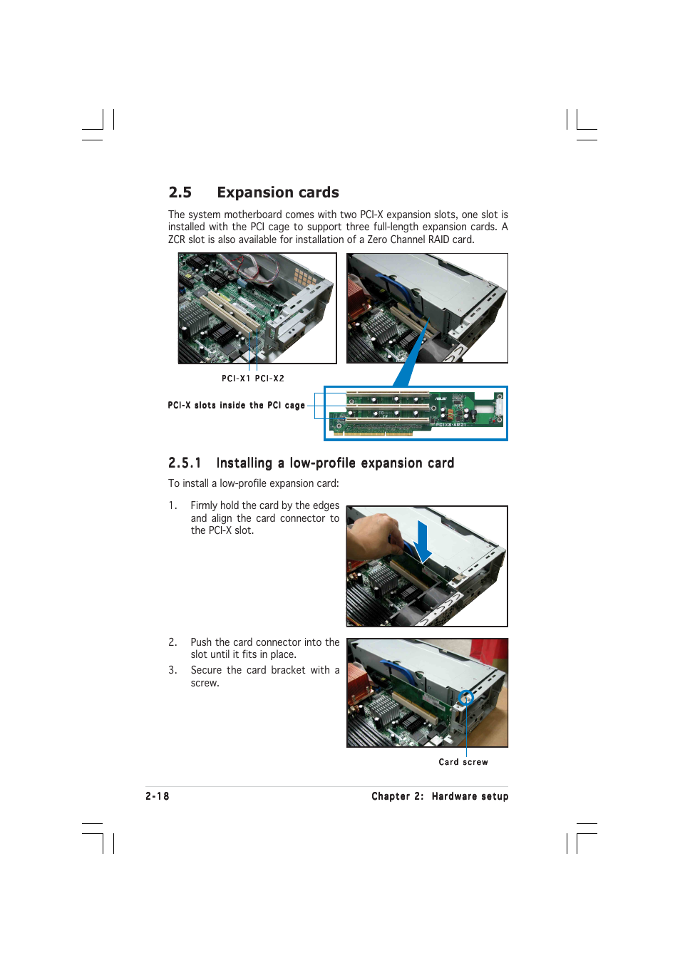 5 expansion cards | Asus RS260-E3/RS8 User Manual | Page 38 / 176