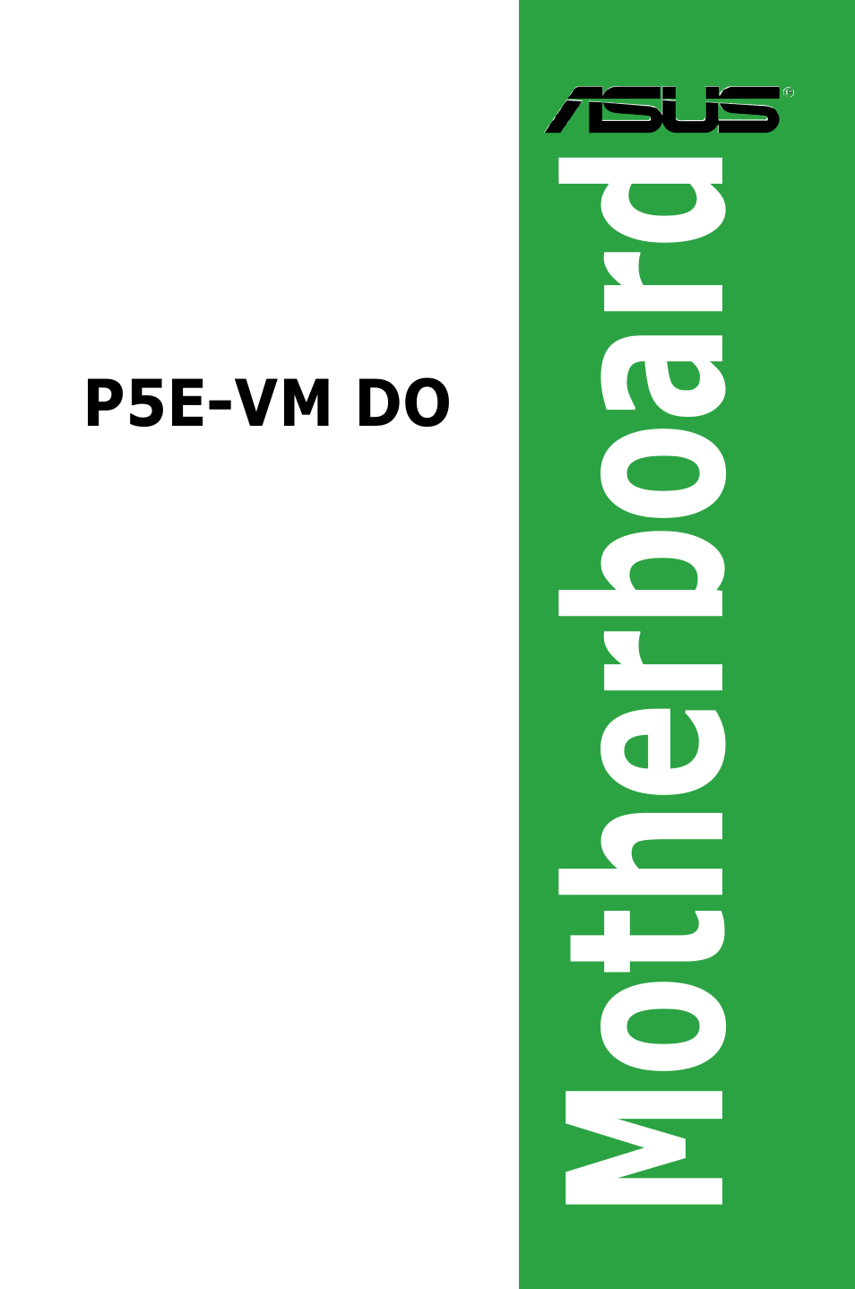 Asus P5E-VM DO User Manual | 104 pages