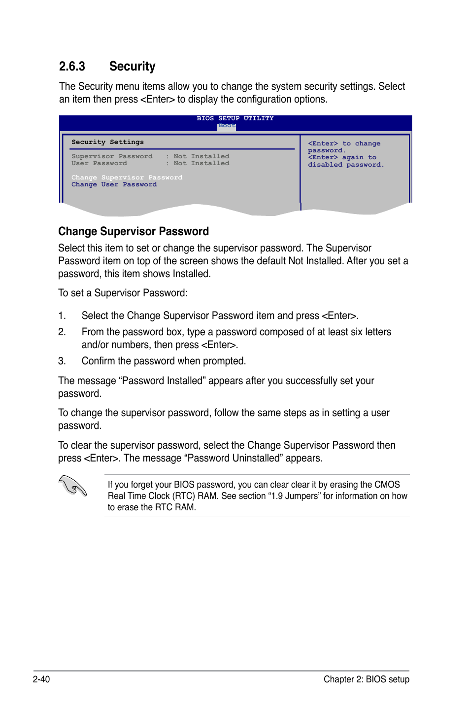 3 security, 1 boot device priority, Change supervisor password | Asus P5E-VM DO User Manual | Page 90 / 104