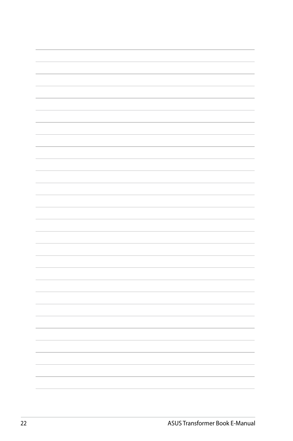 Asus TX300CA User Manual | Page 22 / 120