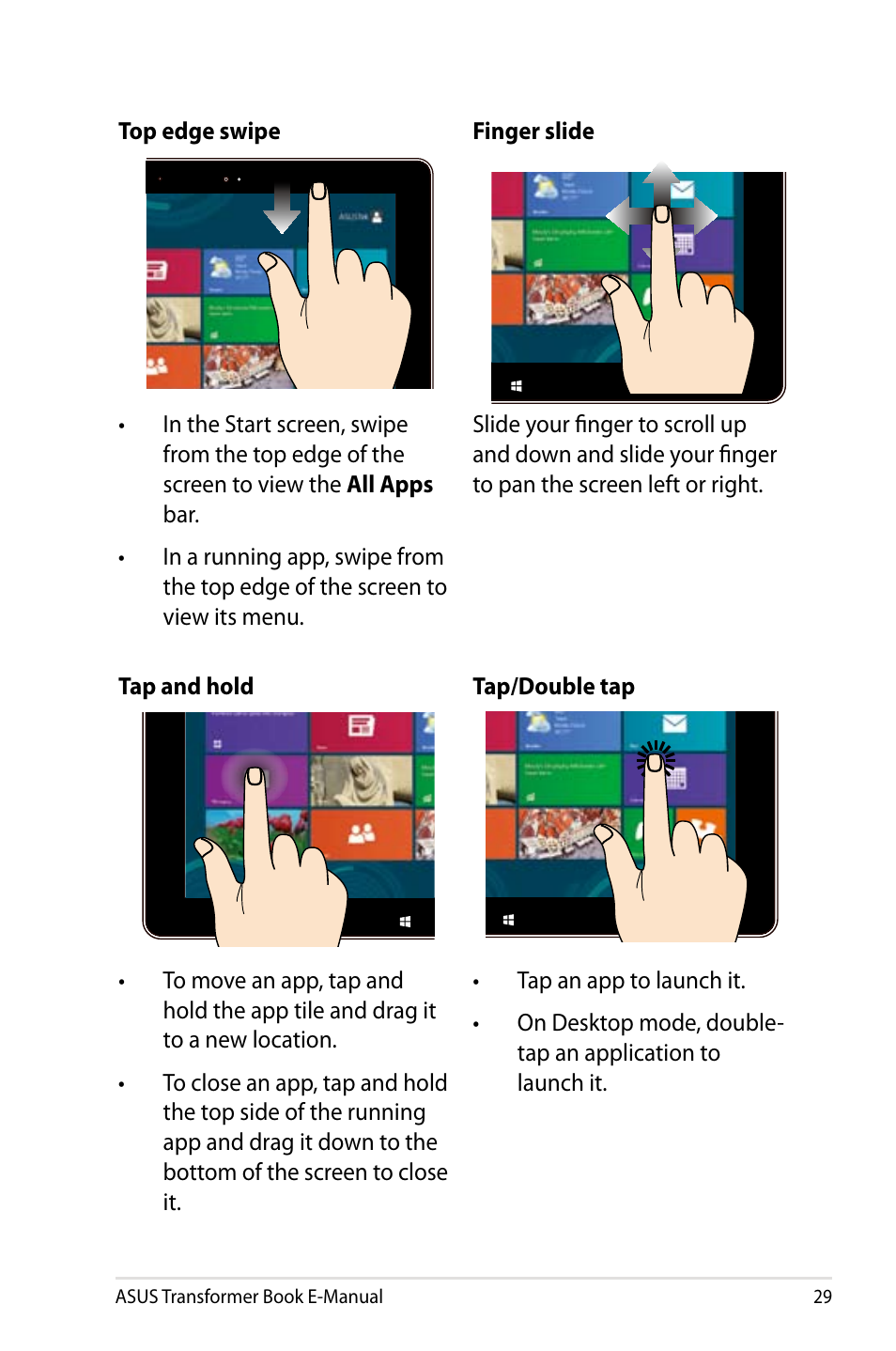 Asus TX300CA User Manual | Page 29 / 120