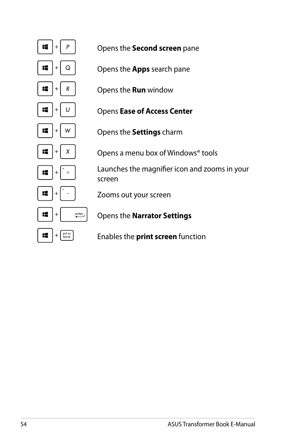 Asus TX300CA User Manual | Page 54 / 120