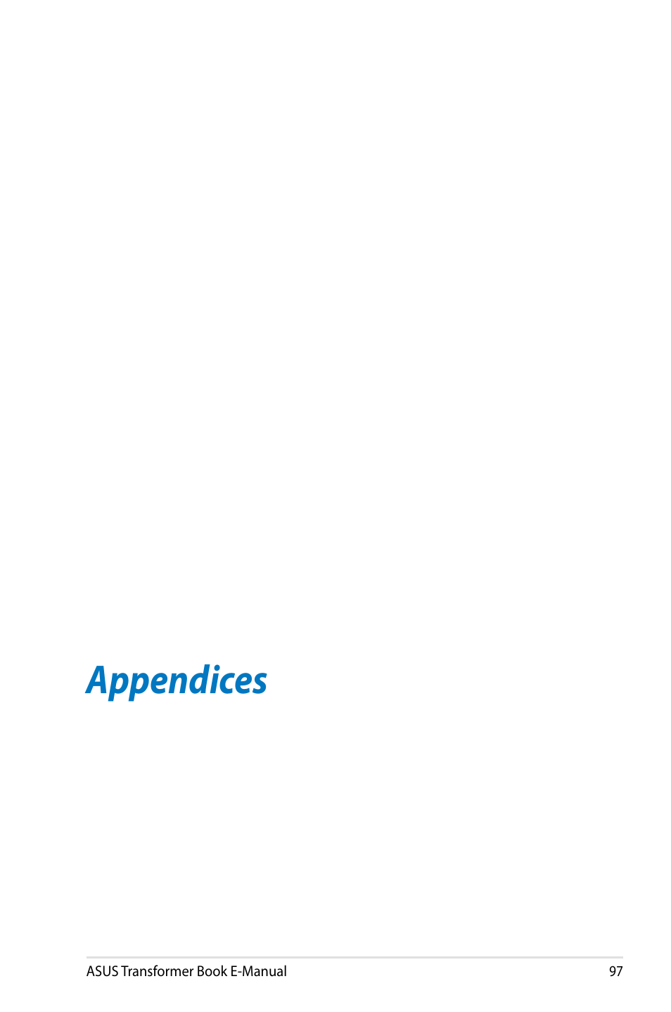 Appendices | Asus TX300CA User Manual | Page 97 / 120