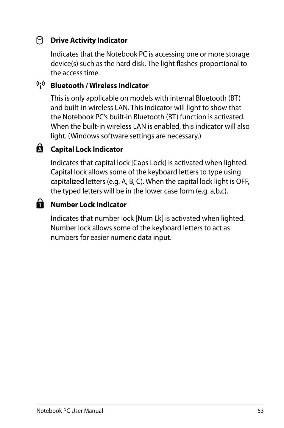 Asus X501A User Manual | Page 53 / 122