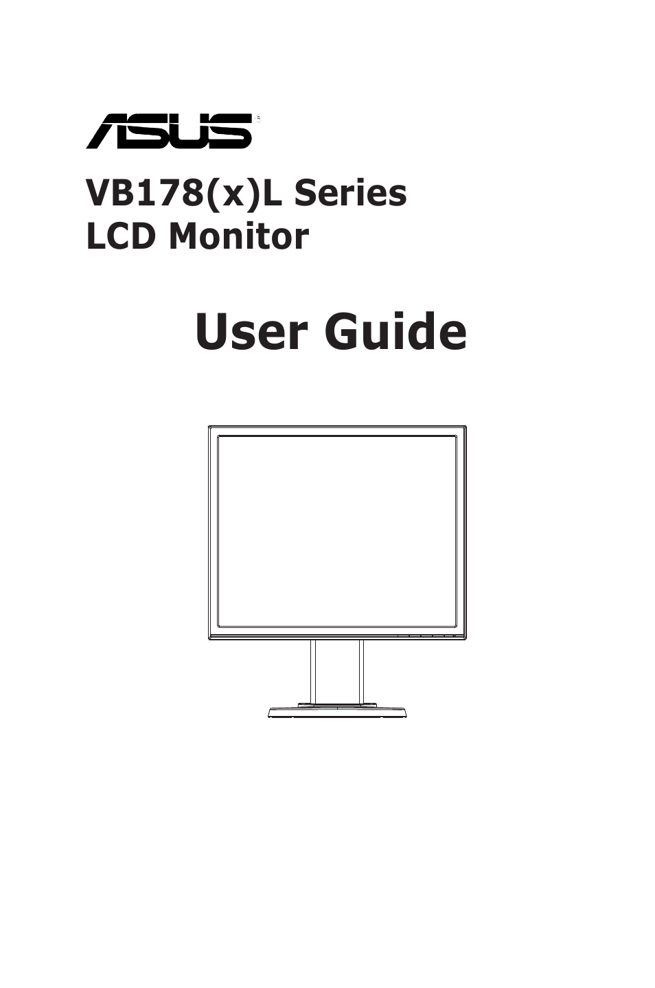 Asus VB178TL User Manual | 19 pages