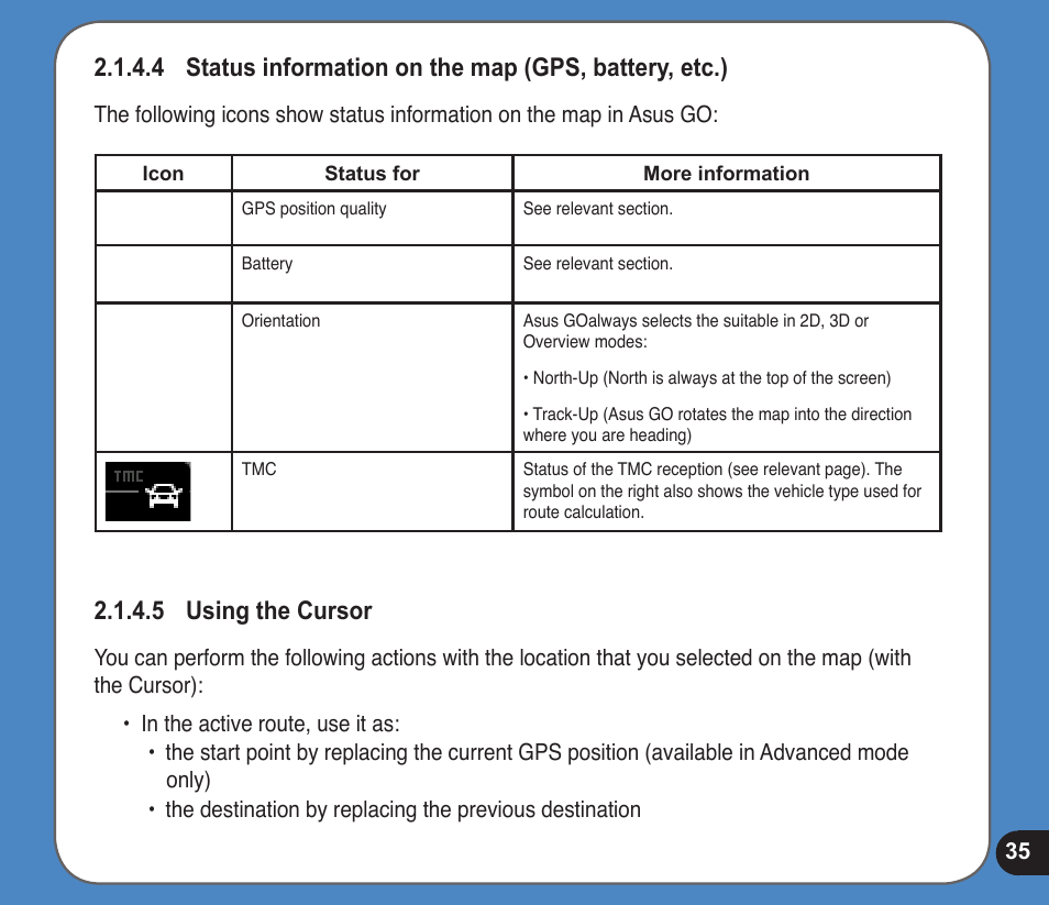 . using the cursor | Asus R300 User Manual | Page 35 / 89