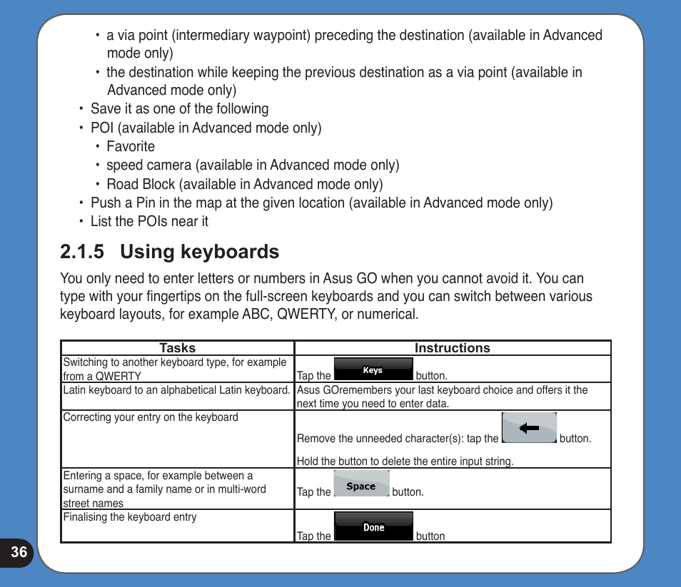 using keyboards | Asus R300 User Manual | Page 36 / 89