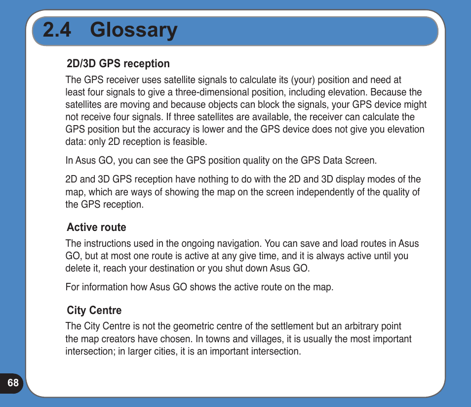 Glossary | Asus R300 User Manual | Page 68 / 89