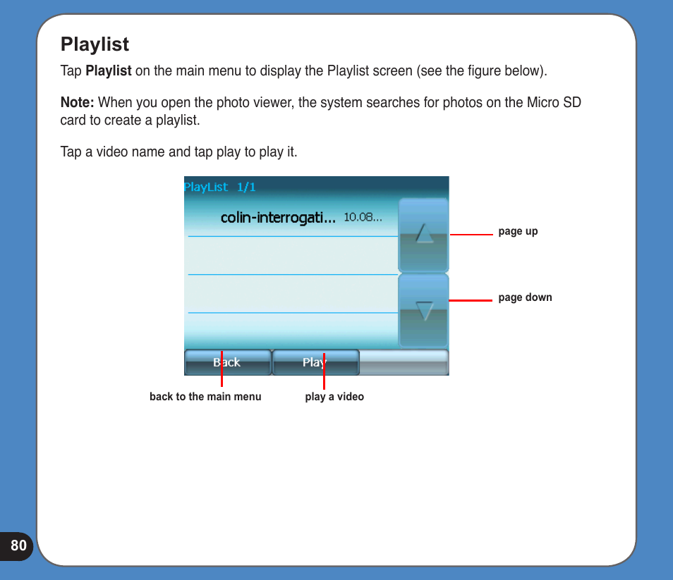 Playlist | Asus R300 User Manual | Page 80 / 89