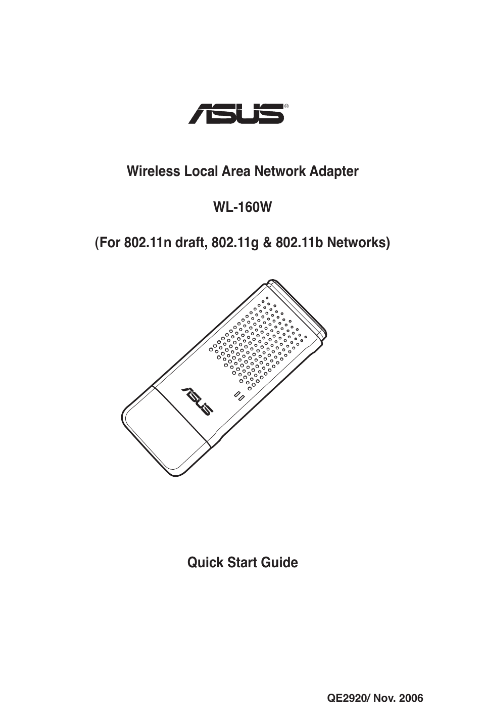 Asus WL-160W User Manual | Page 2 / 127