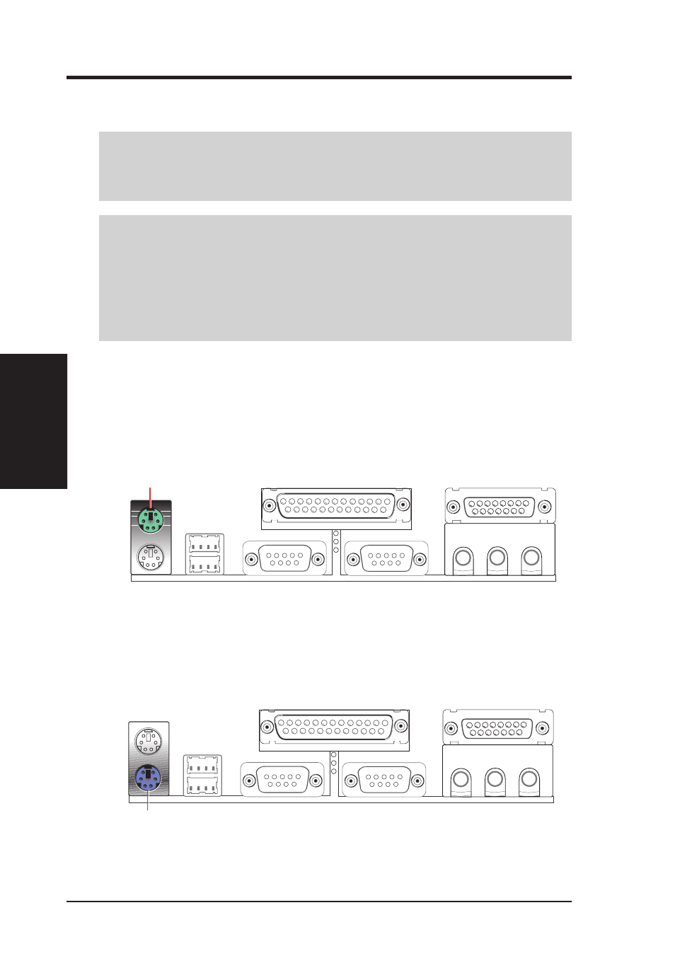 Hardware setup, 8 external connectors | Asus X900-PI User Manual | Page 38 / 110