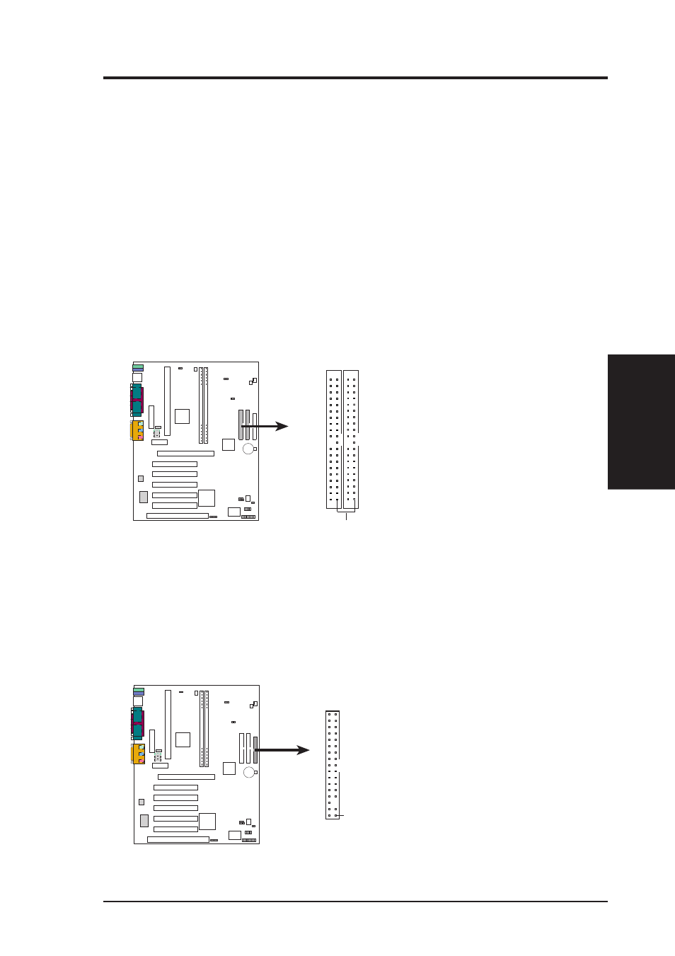 Hardware setup, Asus p3c-e user’s manual 41, P3c-e ide connectors | Primary ide connector secondary ide connector, P3c-e floppy disk drive connector, Floppy | Asus X900-PI User Manual | Page 41 / 110