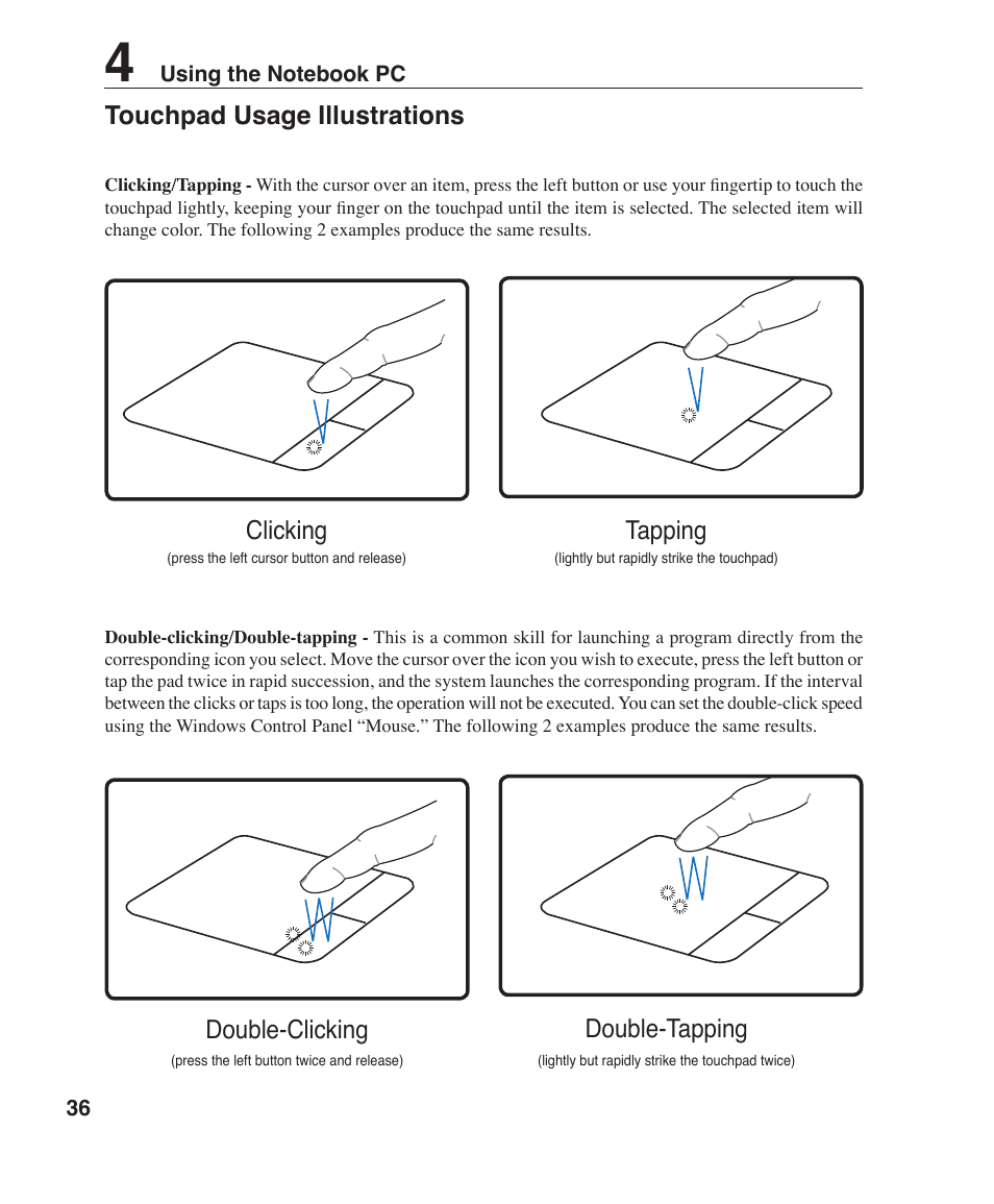 Asus W7J User Manual | Page 36 / 71