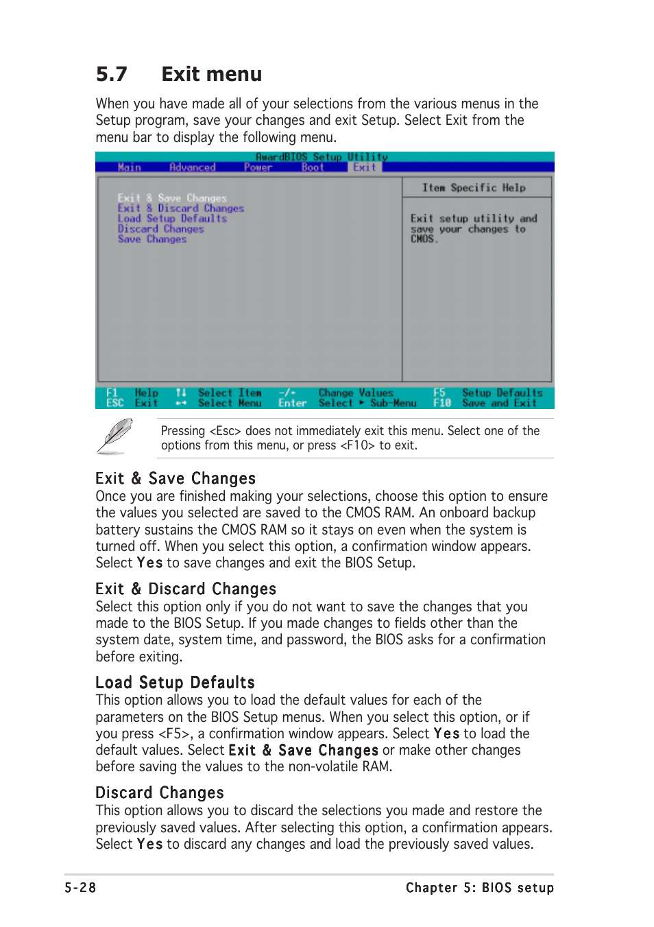 7 exit menu | Asus Pundit P2-PE2 User Manual | Page 76 / 76