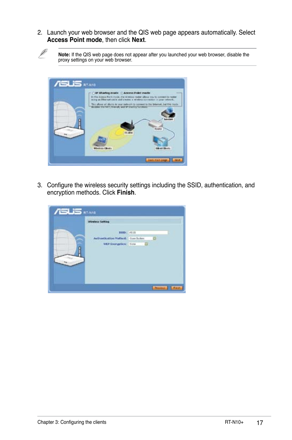 Asus RT-N10 Plus (VER.D1) User Manual | Page 17 / 53