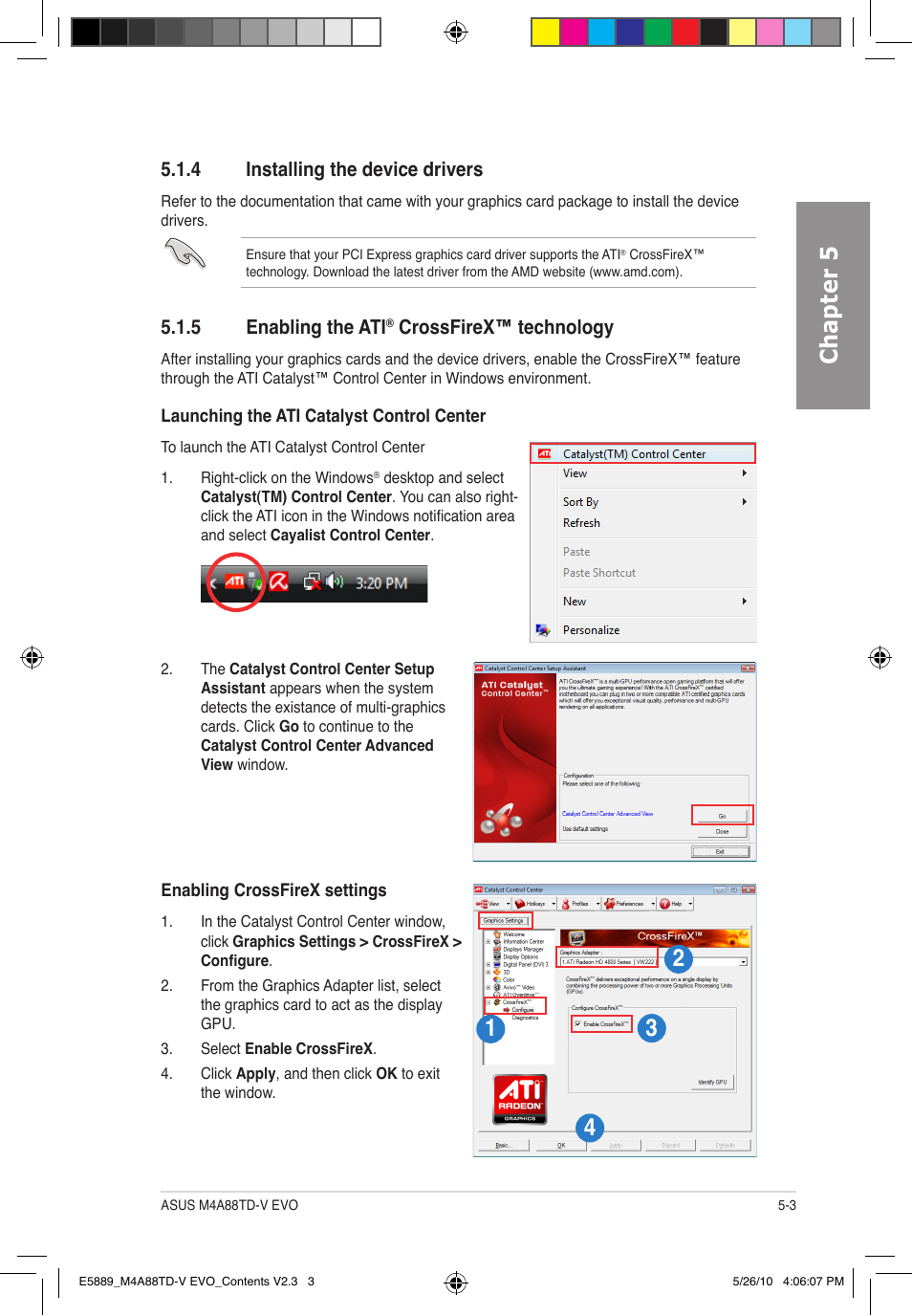 Chapter 5 | Asus M4A88TD-V EVO/USB3 User Manual | Page 123 / 128