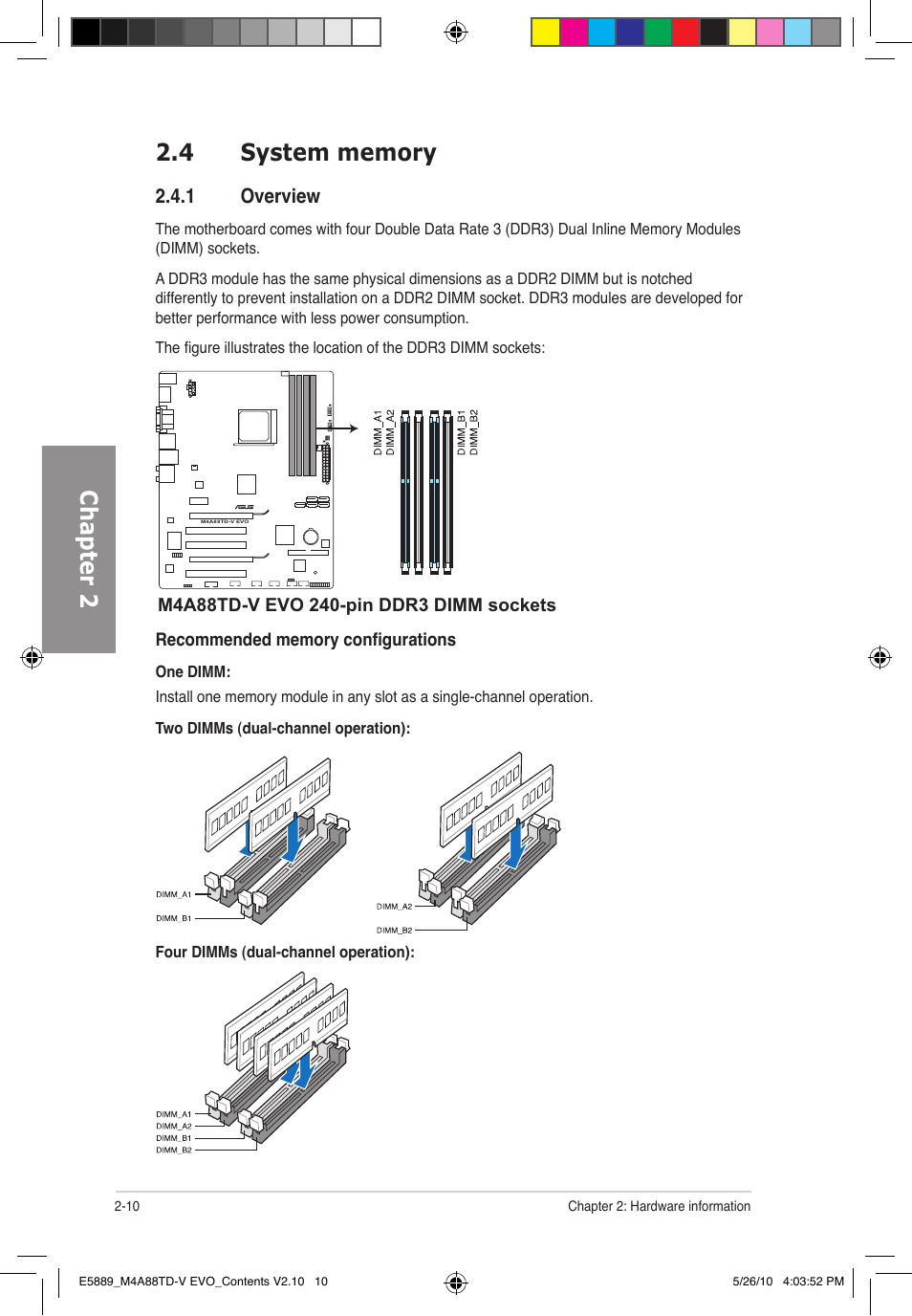 Asus M4A88TD-V EVO/USB3 User Manual | Page 28 / 128