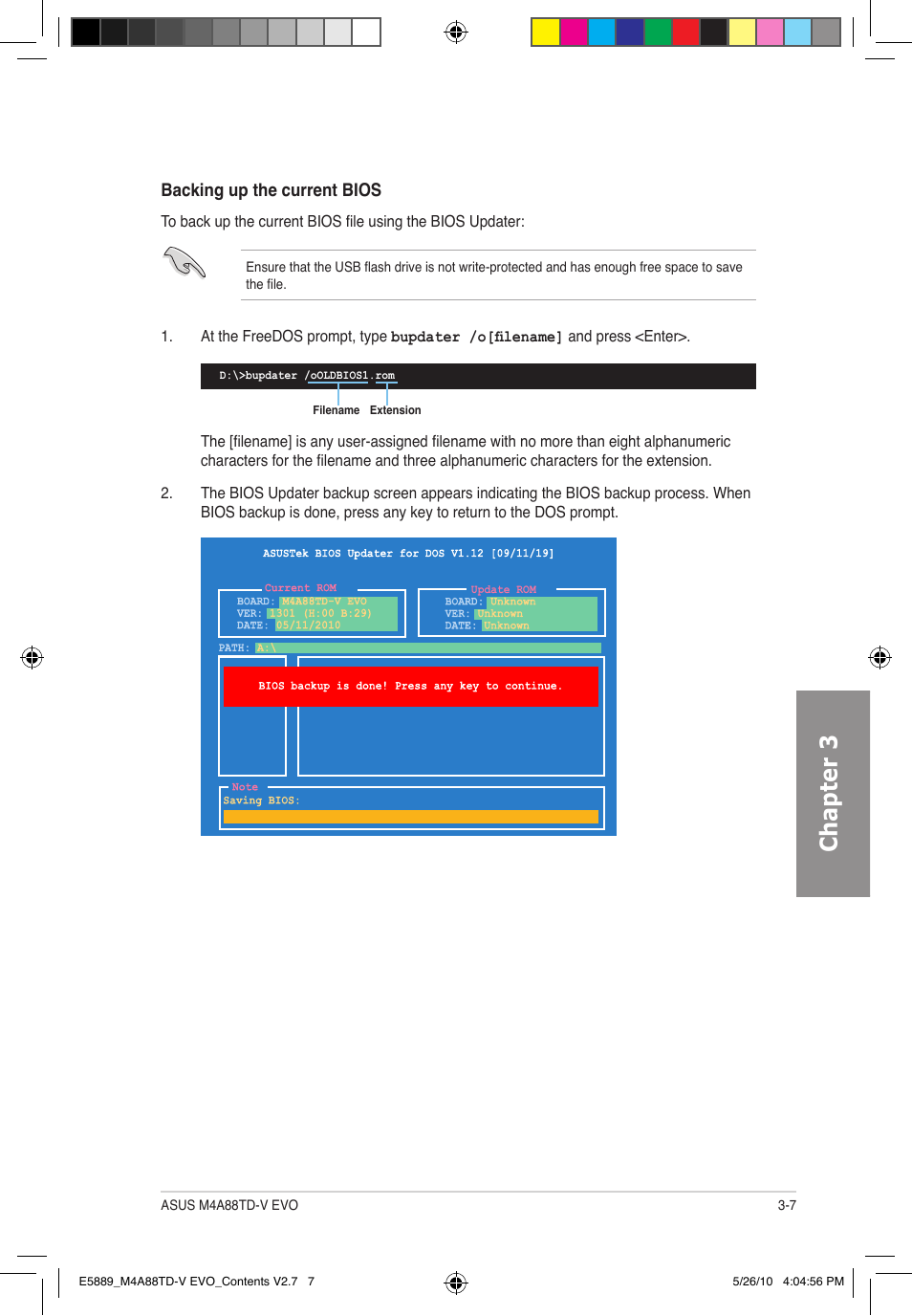 Chapter 3 | Asus M4A88TD-V EVO/USB3 User Manual | Page 65 / 128