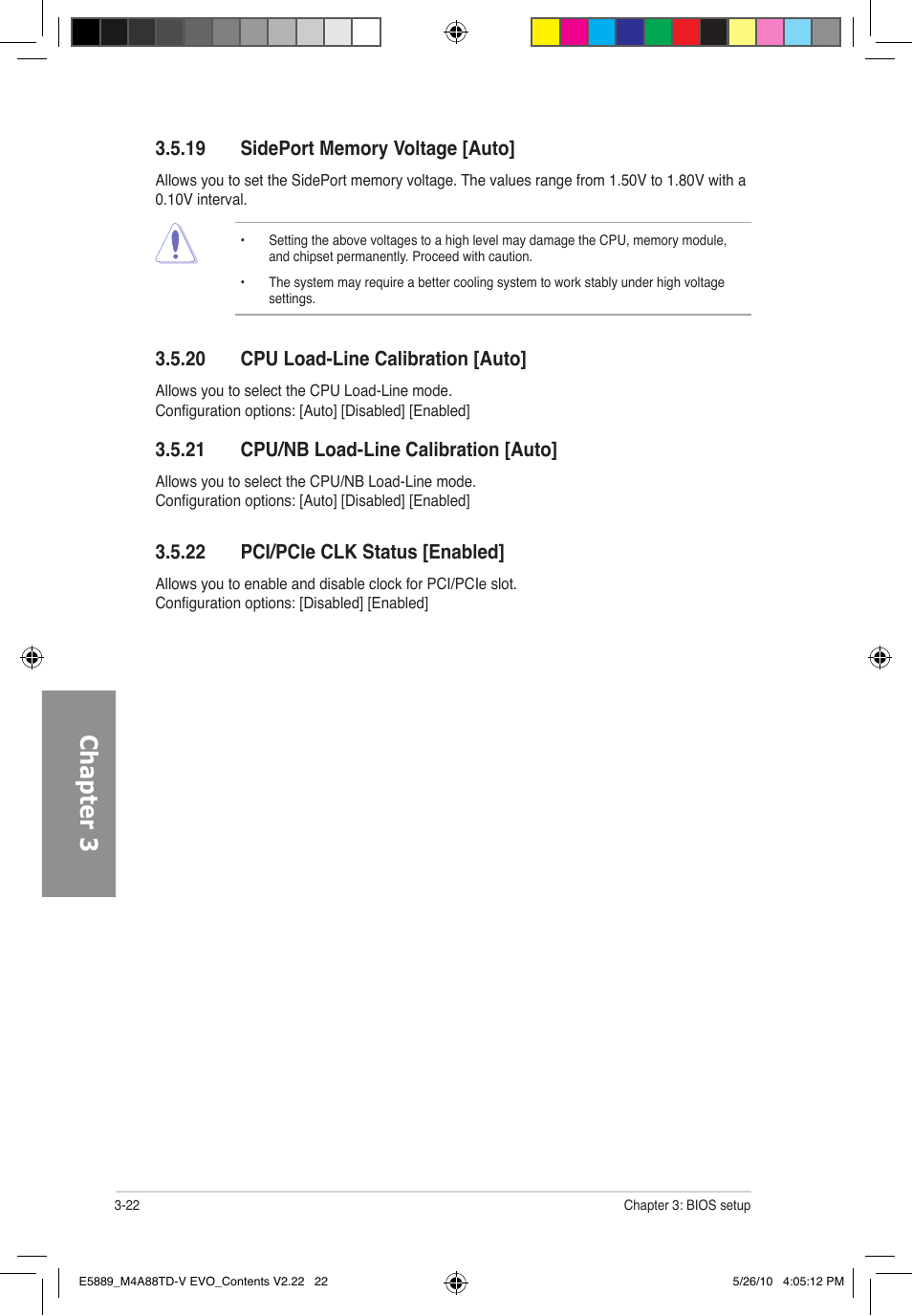 Chapter 3 | Asus M4A88TD-V EVO/USB3 User Manual | Page 80 / 128