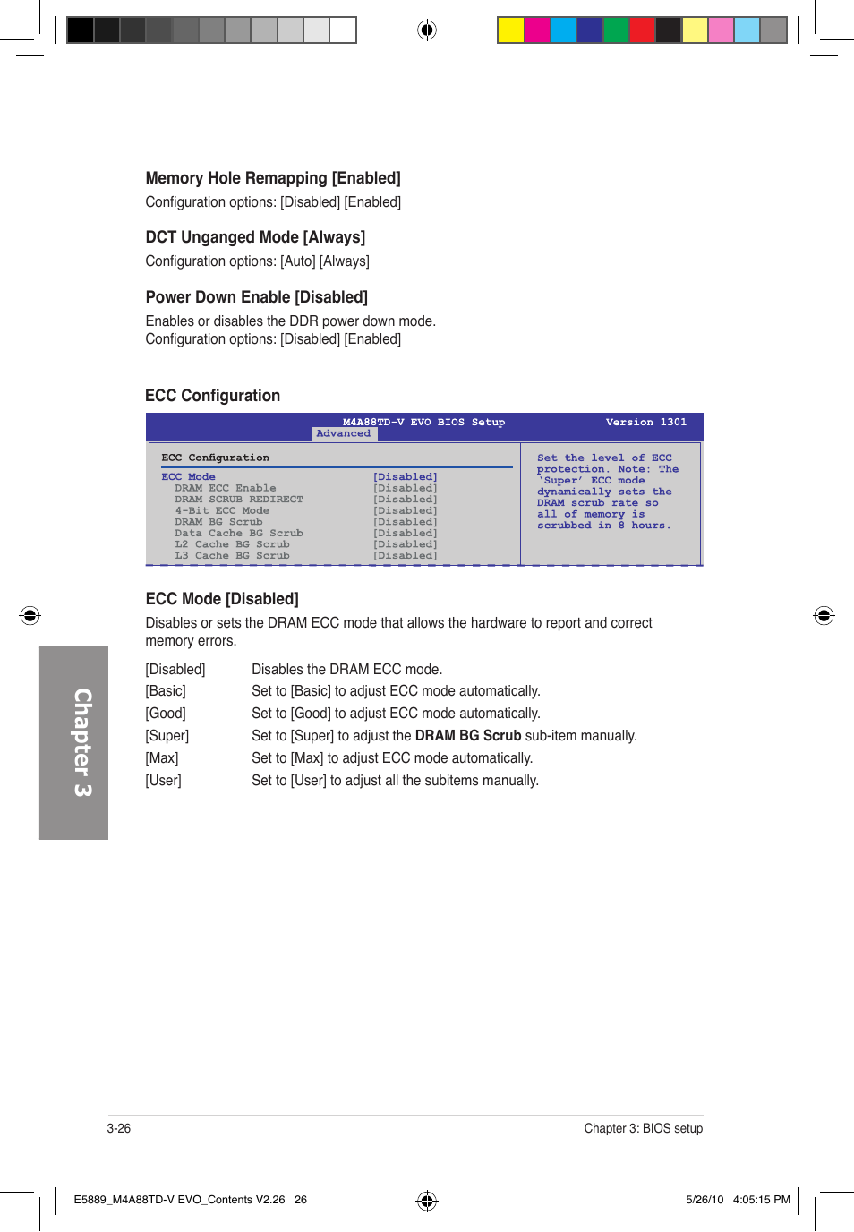 Chapter 3 | Asus M4A88TD-V EVO/USB3 User Manual | Page 84 / 128