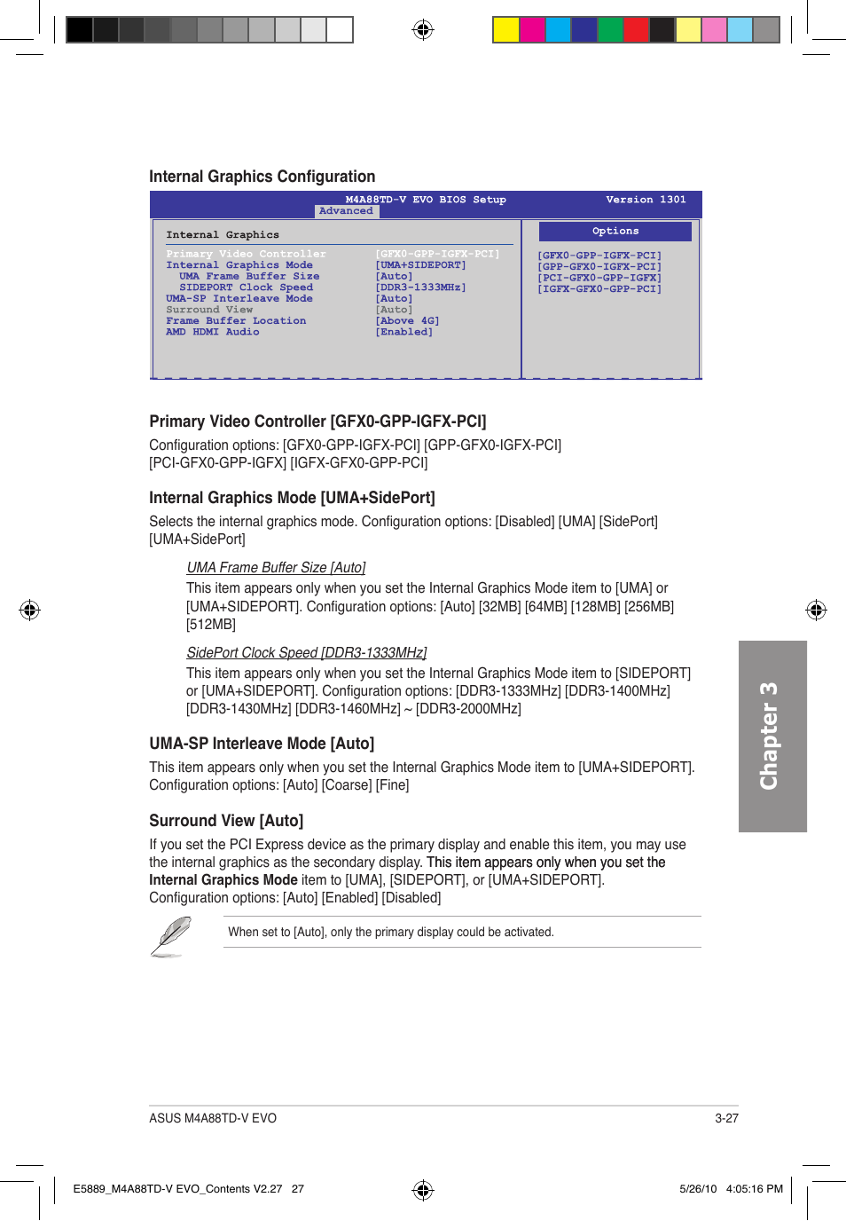 Chapter 3 | Asus M4A88TD-V EVO/USB3 User Manual | Page 85 / 128