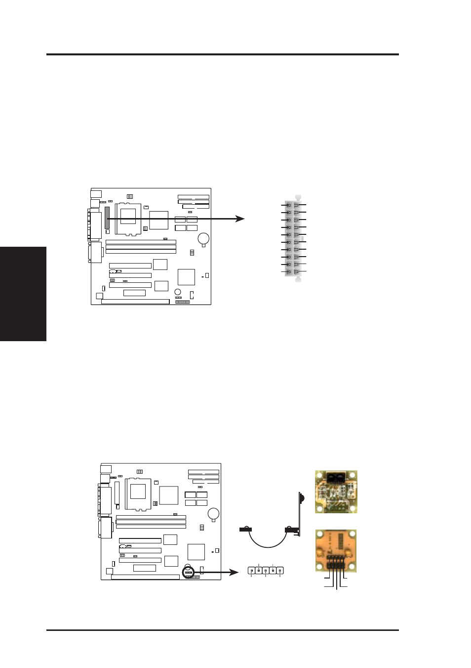 Iii. hardware setup, 30 asus p5s-vm user’s manual, Connectors iii. h/w setup | P5s-vm atx power connector, P5s-vm infrared module connector | Asus P5S-VM User Manual | Page 30 / 96