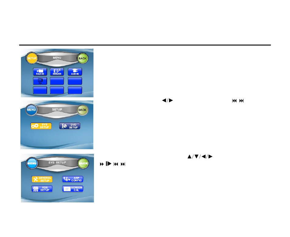 System setup menu | Hyundai H-CMMD4042 User Manual | Page 46 / 123