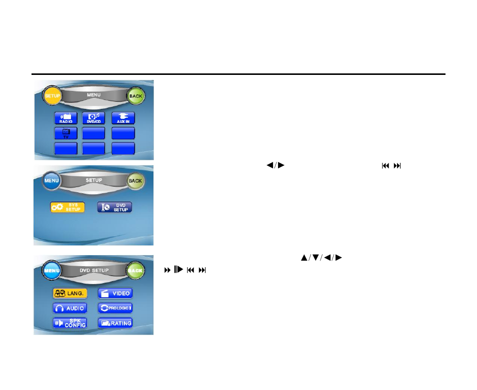 Dvd setup menu | Hyundai H-CMMD4042 User Manual | Page 50 / 123