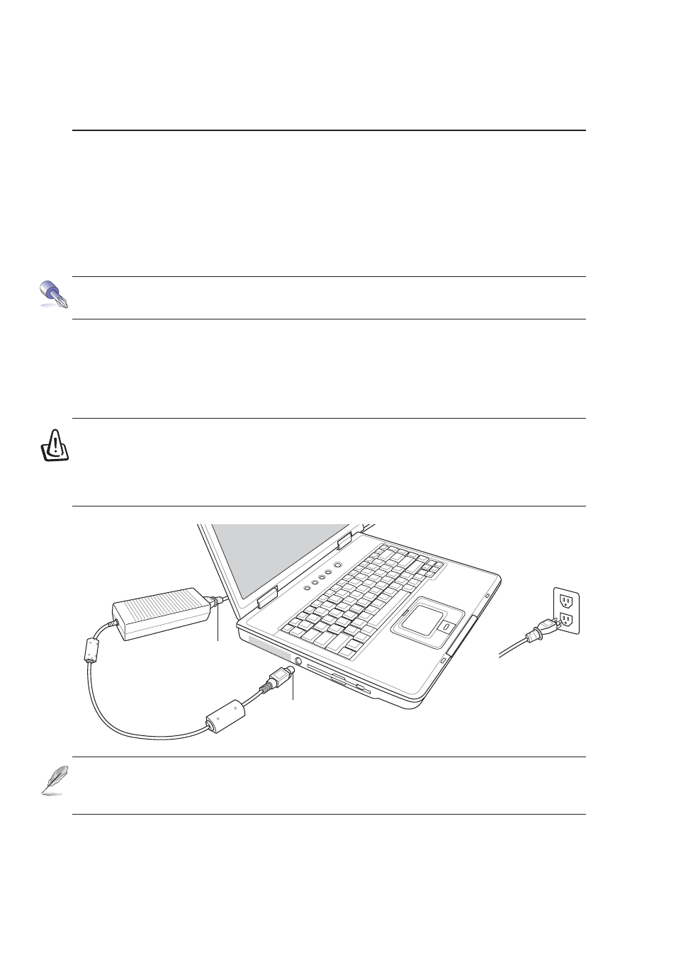 Power connection | Asus L5C User Manual | Page 26 / 68