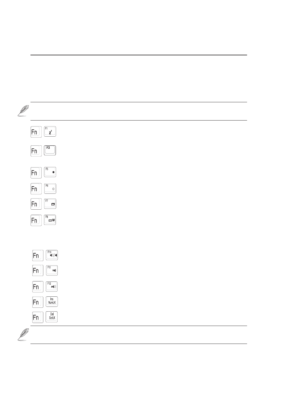 Using the keyboard, Colored hot keys | Asus L5C User Manual | Page 30 / 68