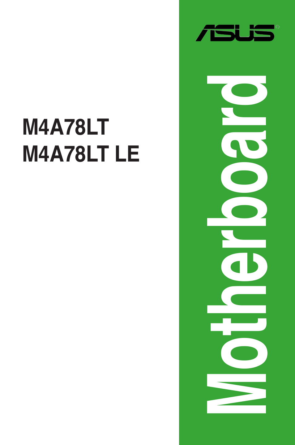 Asus M4A78LT User Manual | 66 pages
