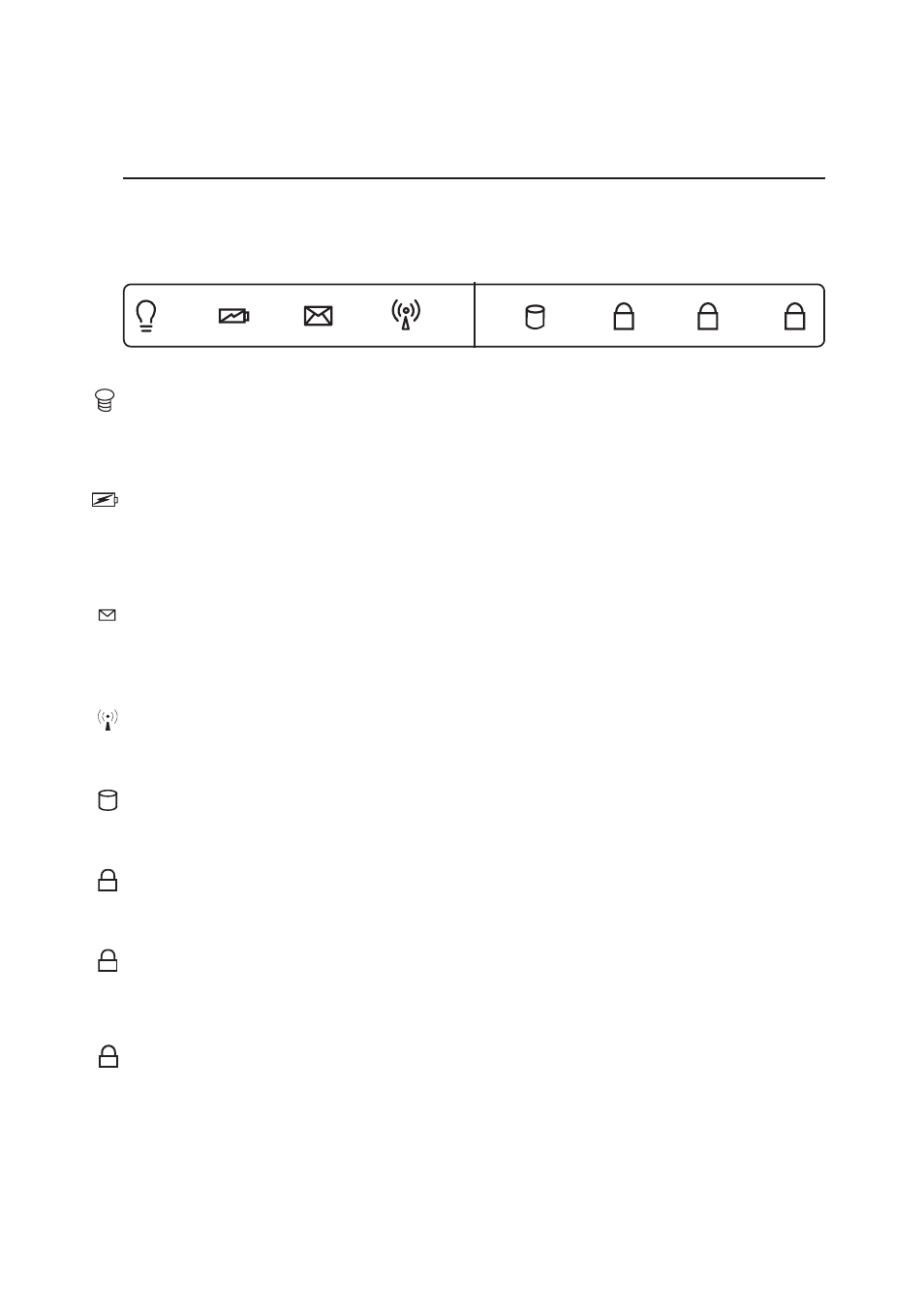 Status indicators | Asus L5G User Manual | Page 35 / 70