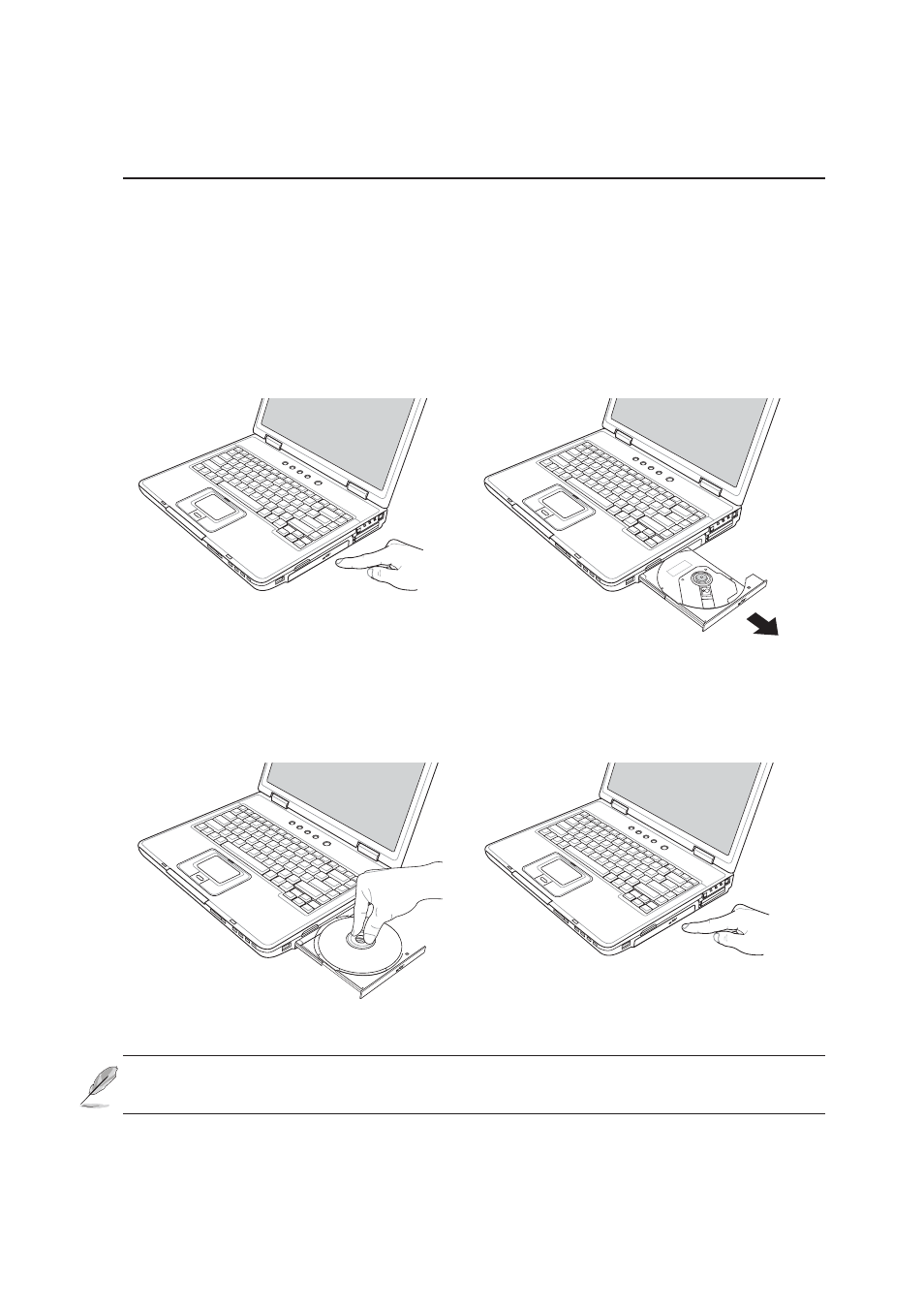 Optical drive | Asus L5G User Manual | Page 43 / 70