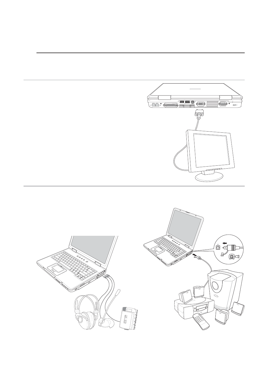 Optional connections | Asus L5G User Manual | Page 61 / 70