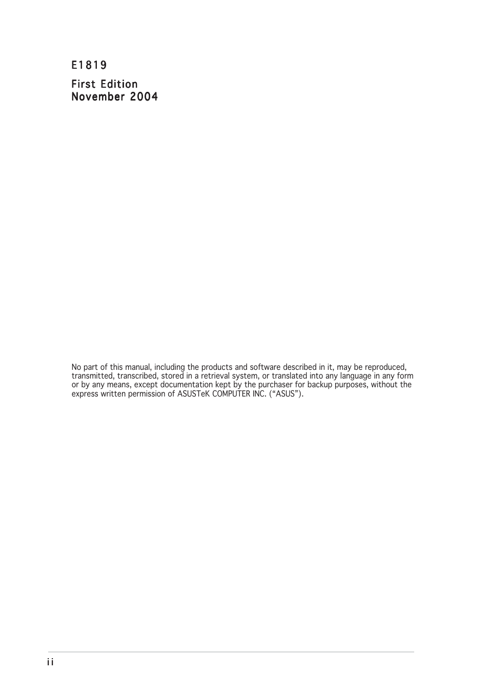 Asus P5P800-MX User Manual | Page 2 / 84