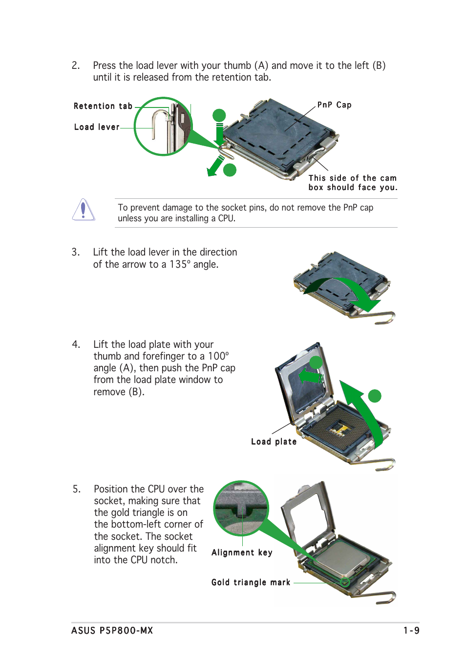 Asus P5P800-MX User Manual | Page 21 / 84