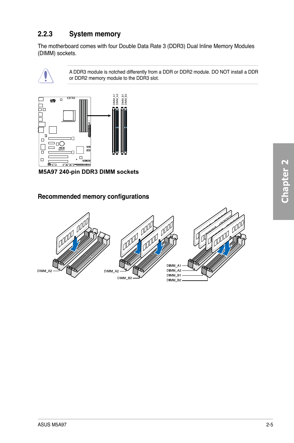 Chapter 2 | Asus M5A97/SI User Manual | Page 21 / 112
