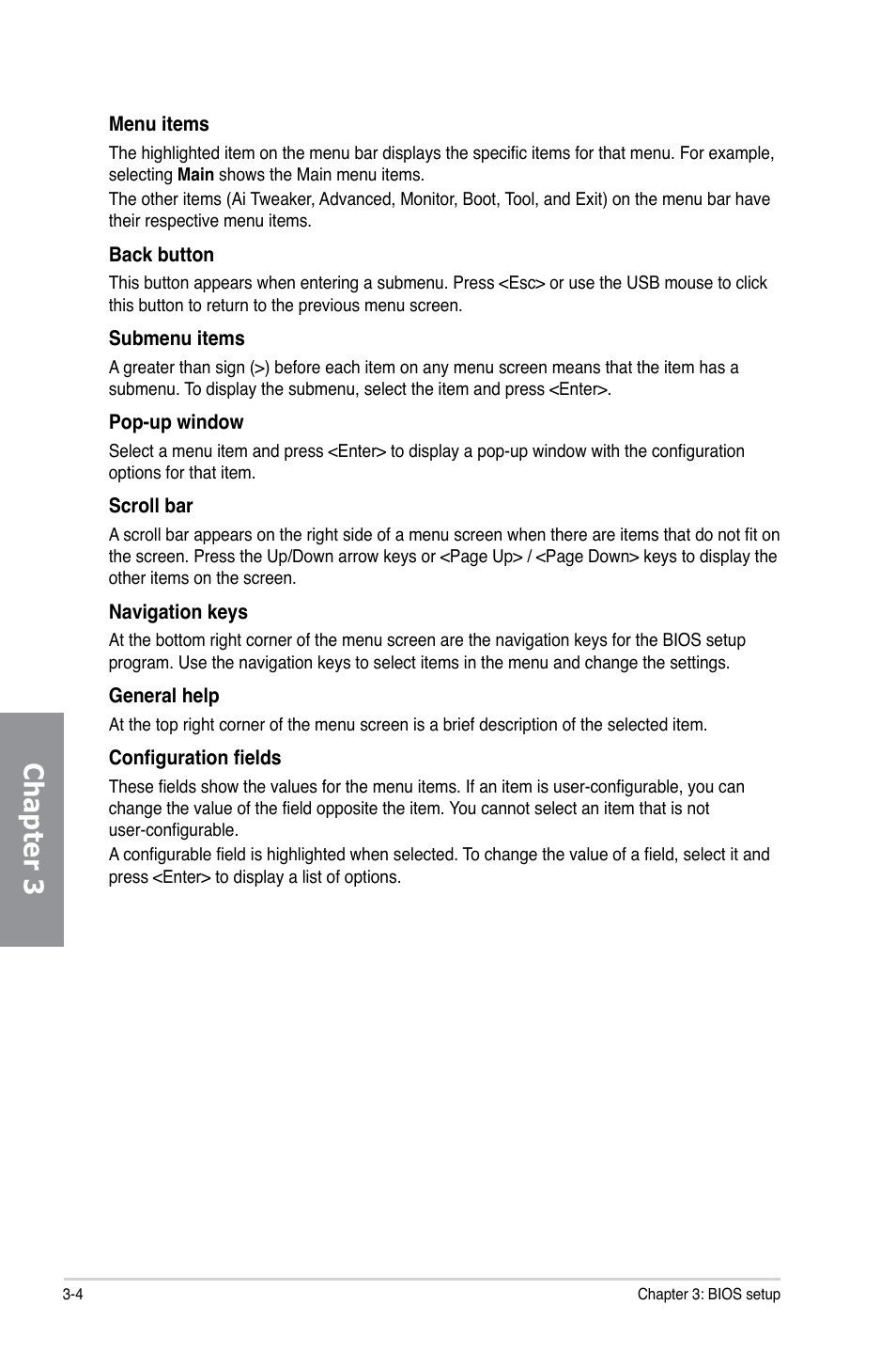 Chapter 3 | Asus M5A97/SI User Manual | Page 56 / 112