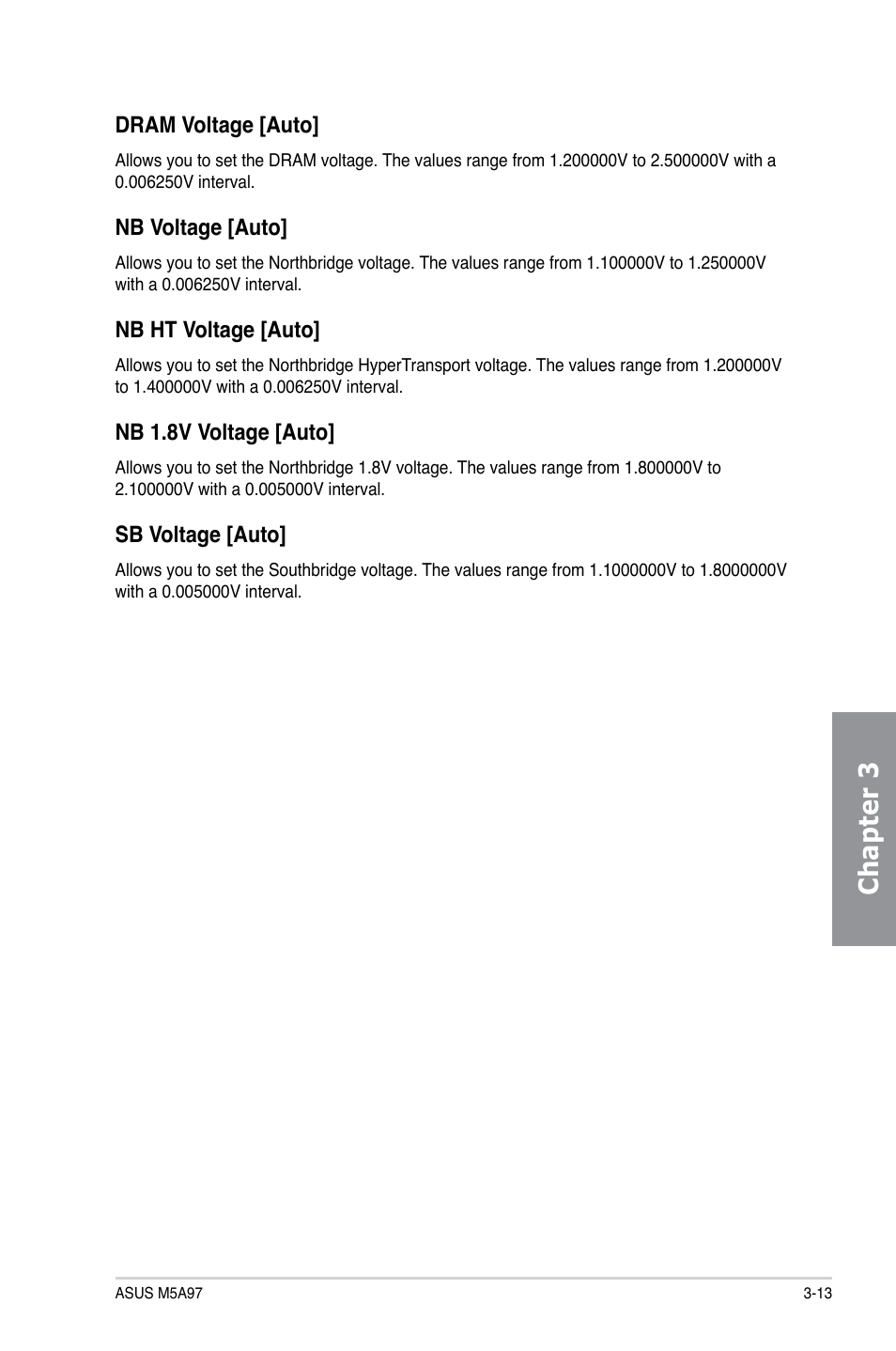 Chapter 3 | Asus M5A97/SI User Manual | Page 65 / 112