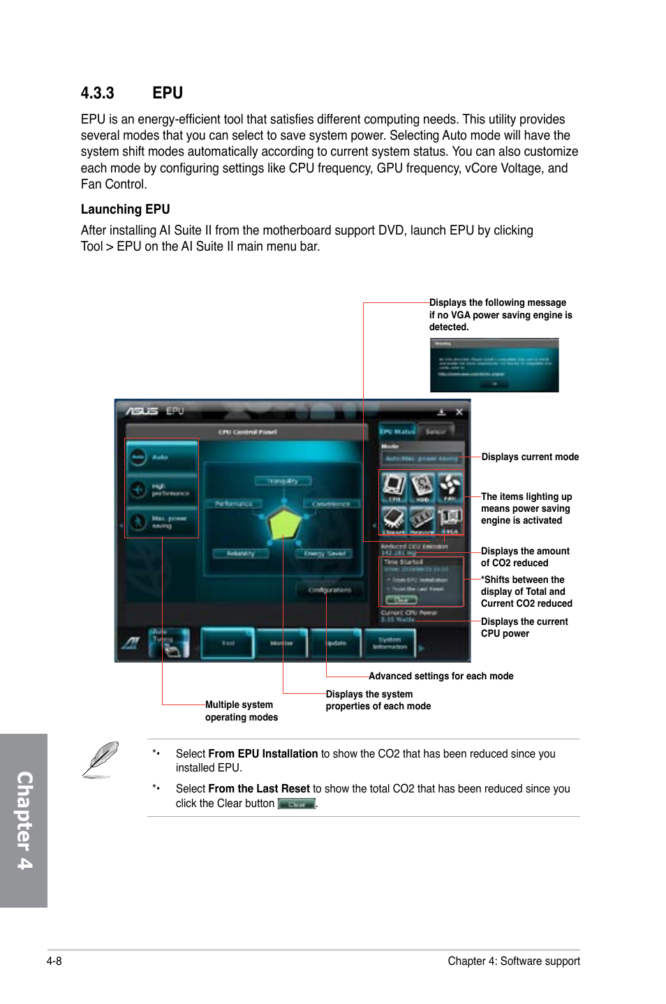 Chapter 4, 3 epu | Asus M5A97/SI User Manual | Page 94 / 112