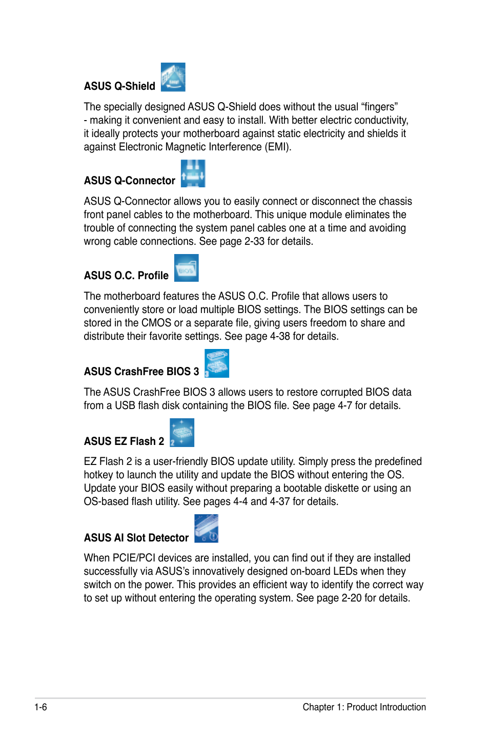 Asus P5E3 User Manual | Page 22 / 168