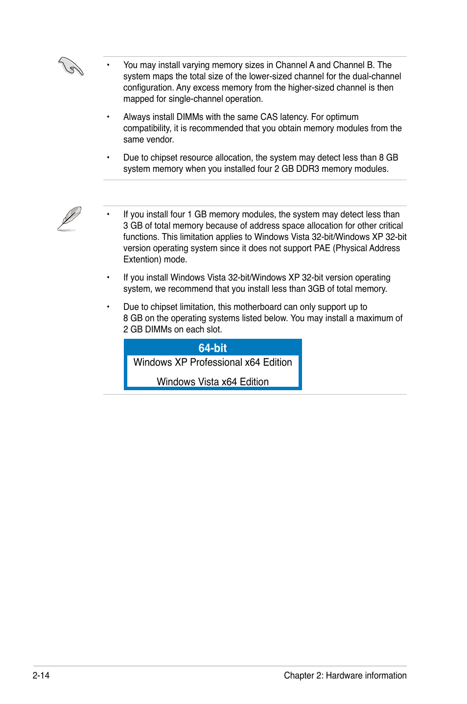 Asus P5E3 User Manual | Page 40 / 168