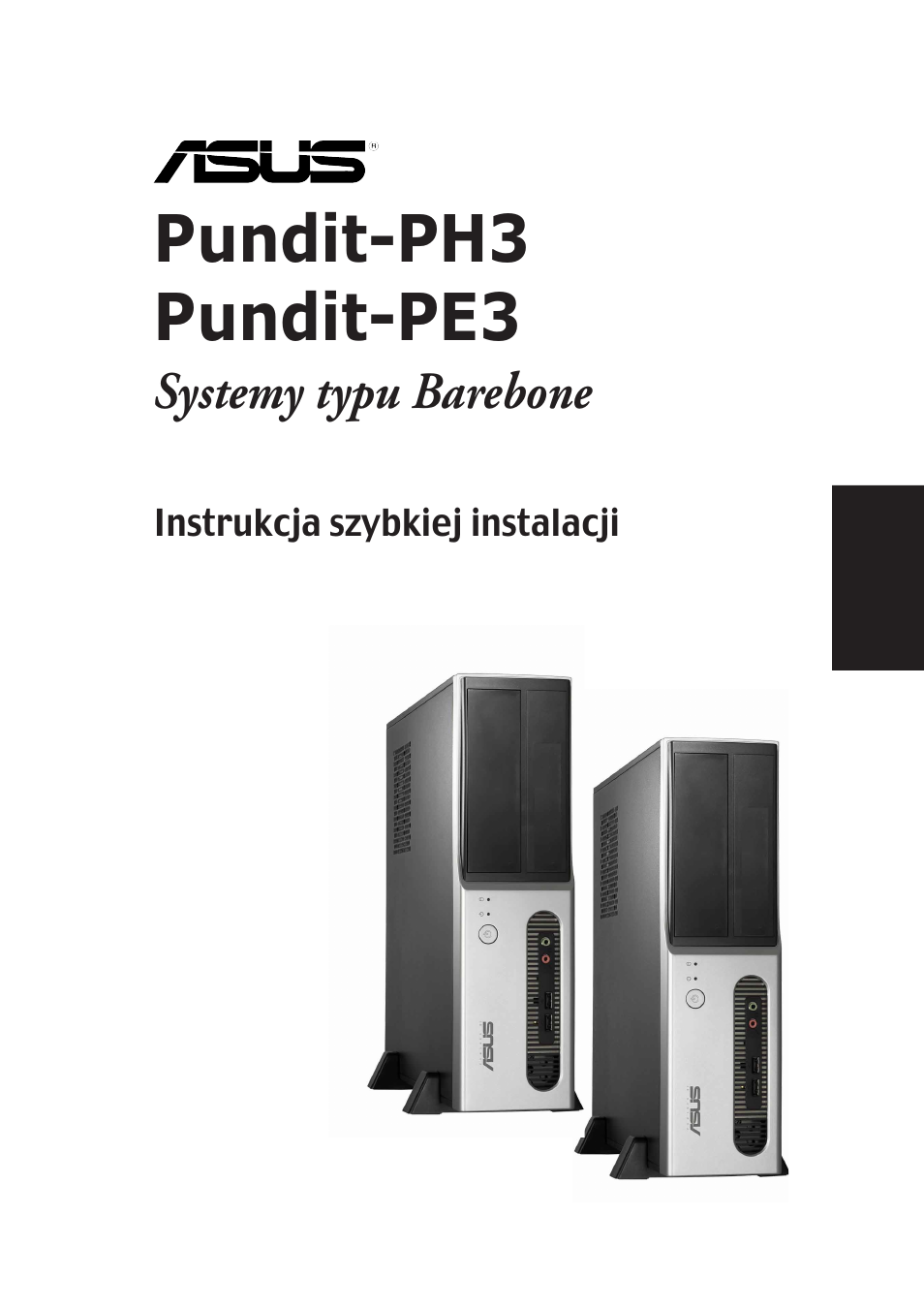 Pundit-ph3 pundit-pe3, Systemy typu barebone | Asus Pundit-PH3 User Manual | Page 65 / 80