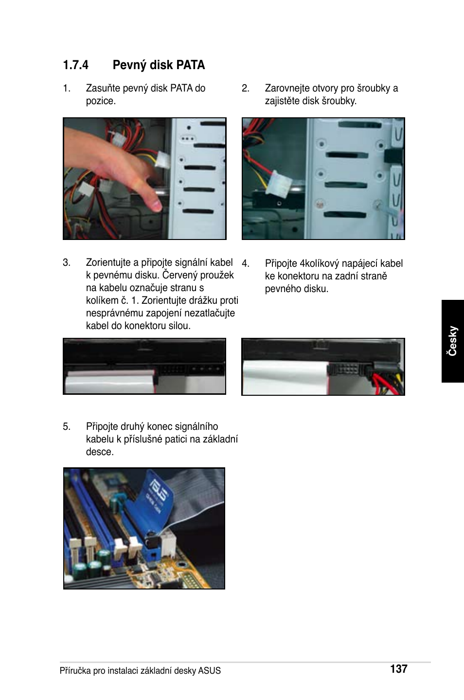 4 pevný disk pata | Asus Motherboard User Manual | Page 138 / 721