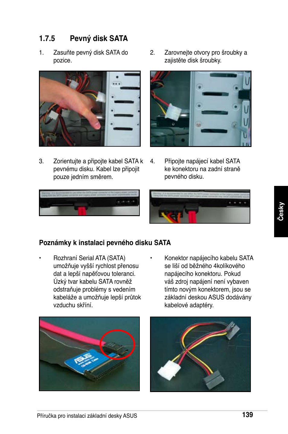 5 pevný disk sata | Asus Motherboard User Manual | Page 140 / 721